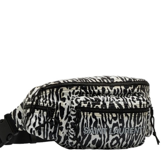 Sold! YSL Saint Laurent EUC Zebra Nux Body Bag White - Picture 6 of 6